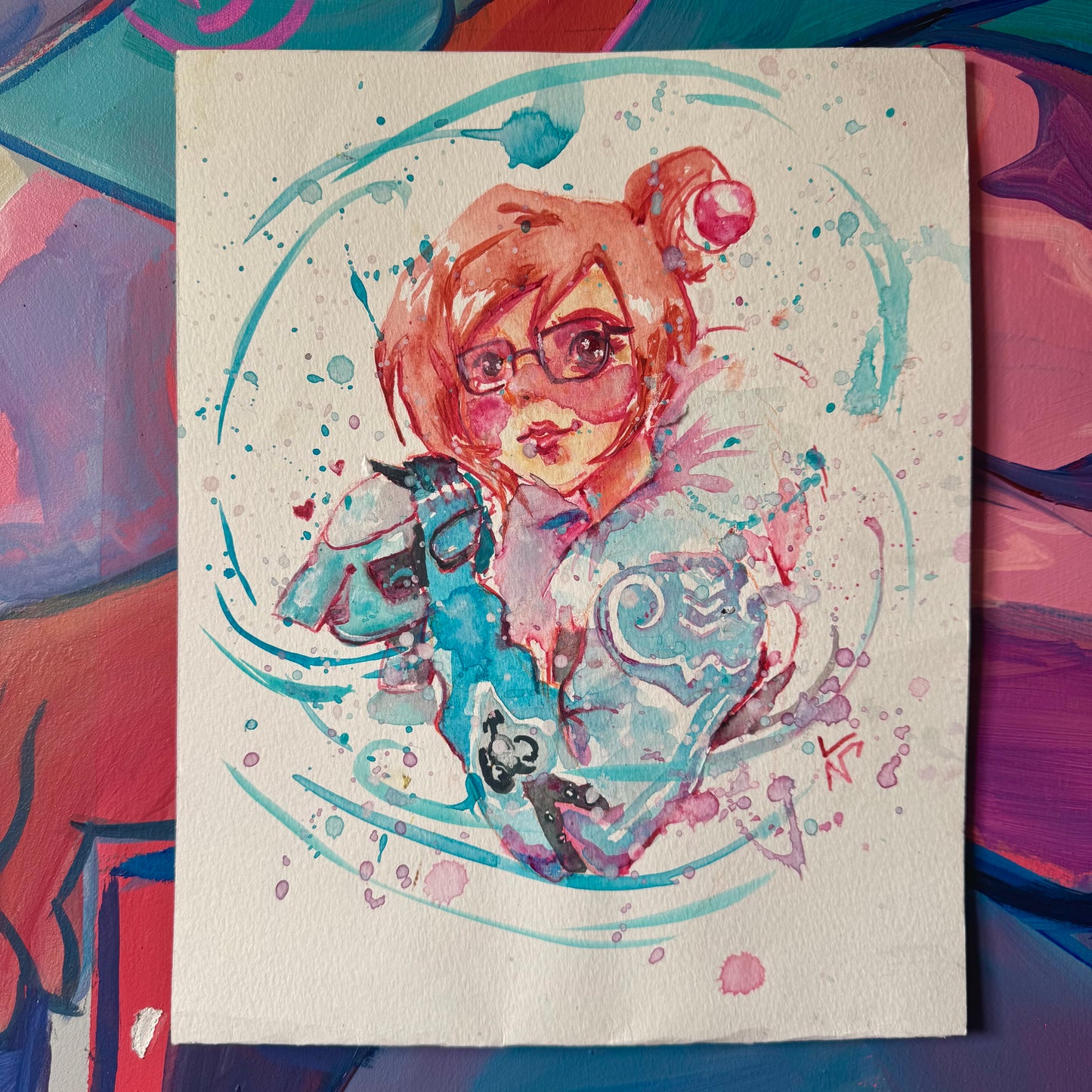 Mei snow - old original drawing collection -